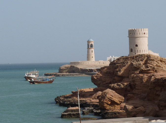 0063_Tower and lighthouse, Sur, Oman - Pixabay-Schoene Aussichten Touristik
